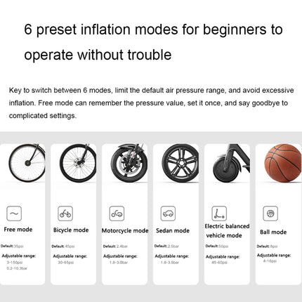 Xiaomi Mijia Portable Universal Car Air Pump Bicycle Tire Pump Electric Air Compressor