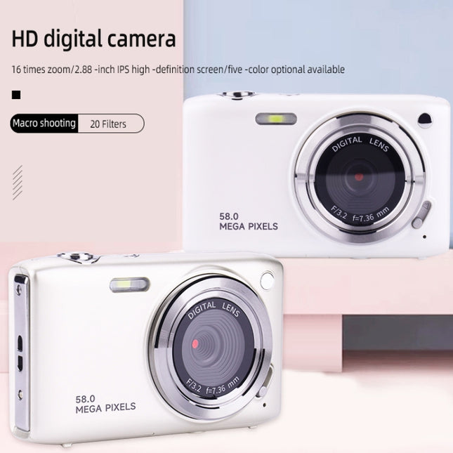 2.88 Inch IPS Screen HD Digital Camera 16X Zoom Portable CCD Camera