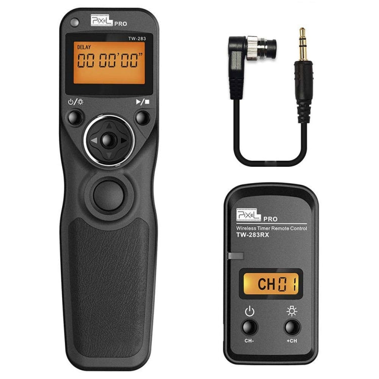 Pixel TW283 Shutter Wireless Delay Remote Control SLR Shutter Flasher, For Canon E3, For Nikon DC0, For Nikon DC2, For Sony S1, For Sony S2, For Instax 90, For Instax E3