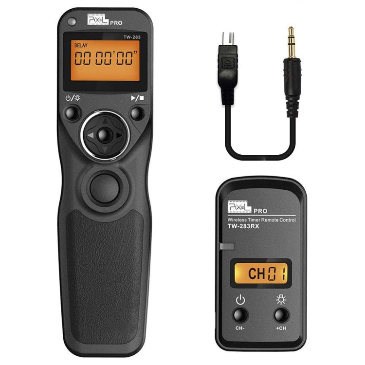 Pixel TW283 Shutter Wireless Delay Remote Control SLR Shutter Flasher, For Canon E3, For Nikon DC0, For Nikon DC2, For Sony S1, For Sony S2, For Instax 90, For Instax E3