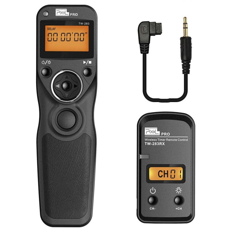 Pixel TW283 Shutter Wireless Delay Remote Control SLR Shutter Flasher, For Canon E3, For Nikon DC0, For Nikon DC2, For Sony S1, For Sony S2, For Instax 90, For Instax E3