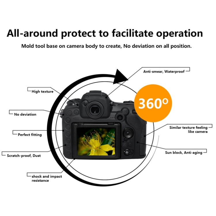 Pixel P001 For Nikon D500 Camera Silicone Protector Case