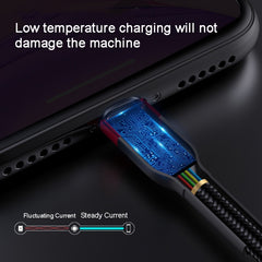 ROMOSS  CB12B 2.4A 8 Pin Fast Charging Cable For IPhone / IPad Data Cable 2m, 2m Red Black, 2m Gray Black, 2m Blue