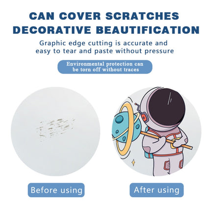 Luminous Astronaut Stars Moon Switch Stickers Children Room Luminous Decorative Wall Stickers, Blue, Green, Pink