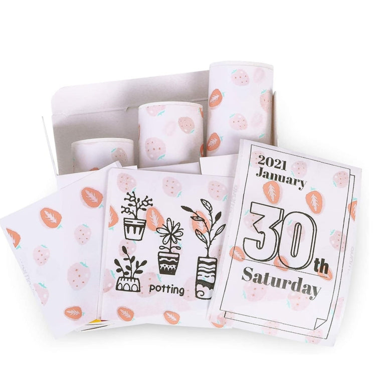 For Phomemo T02 3rolls Bluetooth Printer Thermal Paper Label Paper, 53mmx6.5m 10 Years Black on White No Adhesive, 50mmx3.5m 2 Years Black on White Sticker, 50mmx3.5m 10 Years Black on White Sticker, 50mmx3m 5 Years Blue on White Sticker���������������...