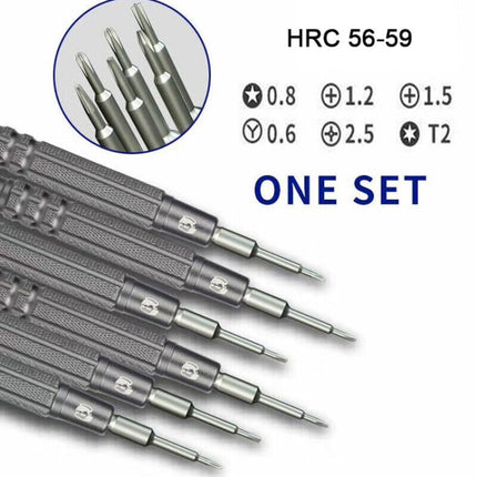 MECHANIC iMini Series Mobile Phone Repair Glasses Screw Batch Clock Tool, Five Star 0.8, Triangle 0.6, Phillips 1.5, Phillips 1.2, Phillips 2.5, T2