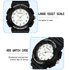 SANDA Small Fresh Digital All-match Waterproof Luminous Student Watch