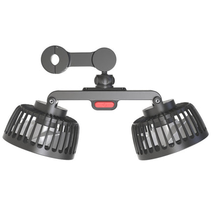 5V 2A Car Rear Seat Back USB Interface Powerful Double-headed Fan, F4207