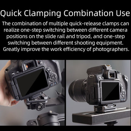 XILETU  PQ-38 Quick Release Plate Base Tripod Slider Mount Adapter, PQ-38 Quick Release Plate