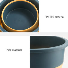Medium 10L Folding Thickened Portable Plastic Bucket Outdoor Fishing Barrel Car Travel Wash Barrel, Medium 10L