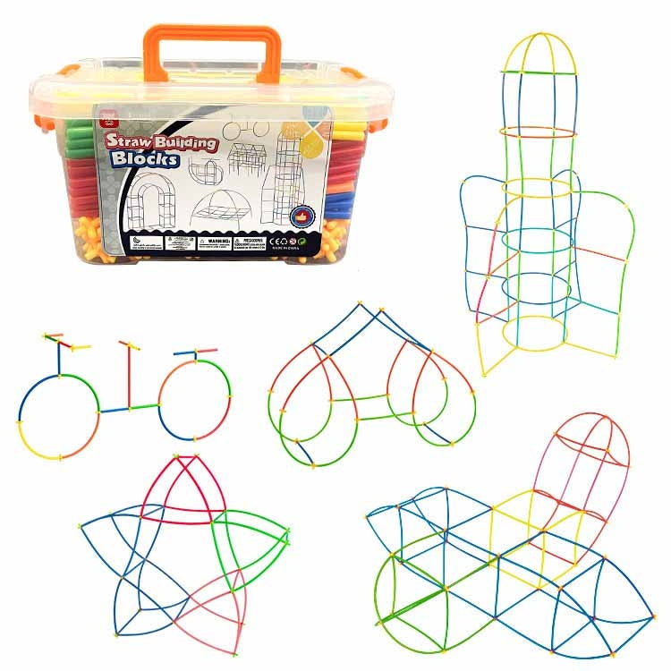 DIY Plastic 4D Straw Building Blocks Joint Funny Development Toys, 50pcs Pipe+50 Connectors, 100pcs Pipe+50 Connectors, 100pcs Pipe+100 connectors, 150pcs Pipe+150 connectors, 200pcs Pipe+200 Connectors, 250pcs Pipe+250 Connectors����������������������...