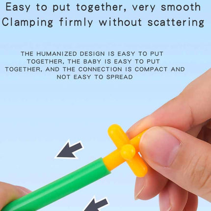 DIY Plastic 4D Straw Building Blocks Joint Funny Development Toys, 50pcs Pipe+50 Connectors, 100pcs Pipe+50 Connectors, 100pcs Pipe+100 connectors, 150pcs Pipe+150 connectors, 200pcs Pipe+200 Connectors, 250pcs Pipe+250 Connectors����������������������...