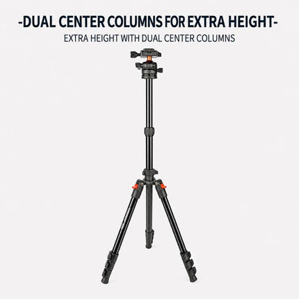 DSLR Tripod Photography Stand Portable Cell Phone Micro SLR Tripod, K268+KJ36