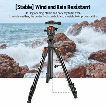 DSLR Tripod Photography Stand Portable Cell Phone Micro SLR Tripod, K268+KJ36