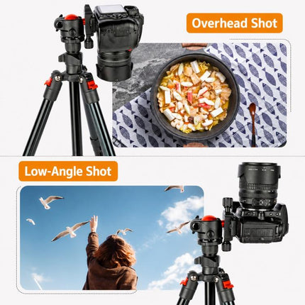 DSLR Tripod Photography Stand Portable Cell Phone Micro SLR Tripod, K268+KJ36