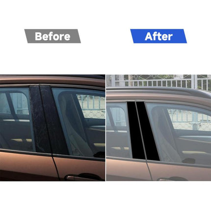 For 2011-2015 BMW X1 E84 6pcs /Set Universal B-pillar Decorative Sticker for Left and Right Drive