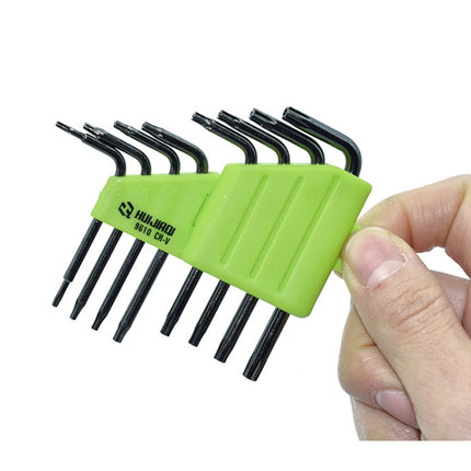 HUIJIAQI Hexagon Torx Screwdriver Spanner Multifunction Combination Tool, 8pcs/set