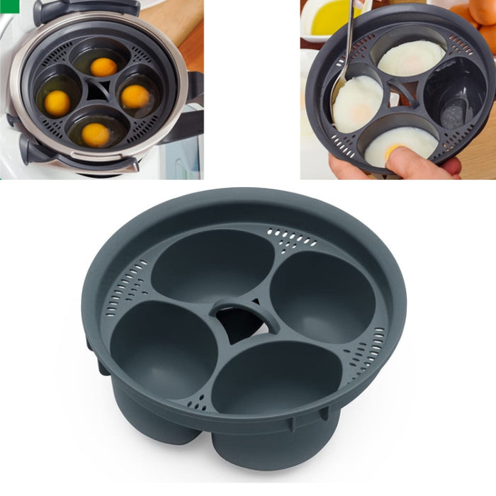 4 -in-1 Egg Cooker For Thermomix TM5 TM6 Multifunction Pot Steamer Tray, 4-in-1