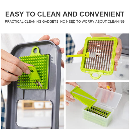 22 in 1 Multifunctional Food Chopper Grater Onion Dicer Veggie Cutter with 13 Stainless Steel Blades, 22 in 1 Multifunctional