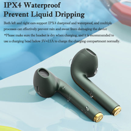 J18 Bluetooth 5.0 TWS In-Ear Wireless Earphones Long Battery Life Headphones, J18 (Blue)