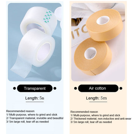 2pcs  5m/Roll Anti-Wear Heel Stickers Foot Care Sticker, Transparent, Yellow