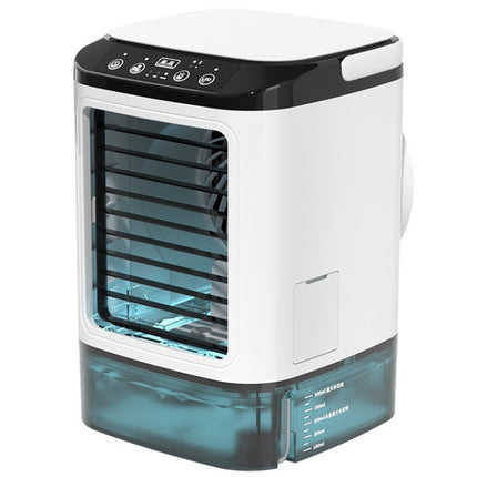Desktop Mini Kaltluftventilator Luftbefeuchter für Zuhause Dual Spray Klimaanlage Ventilator, Ohne Stecker, Mit CN Stecker