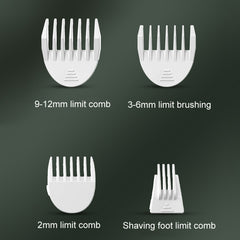 Pet Shaver Cat Dog Paw Hair Clipper Electric Fader, 2 in 1 Green, 3 in 1 Green, 4 in 1 Green, 2 in 1 White, 3 in 1 White, 4 in 1 White
