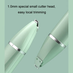 Pet Shaver Cat Dog Paw Hair Clipper Electric Fader, 2 in 1 Green, 3 in 1 Green, 4 in 1 Green, 2 in 1 White, 3 in 1 White, 4 in 1 White