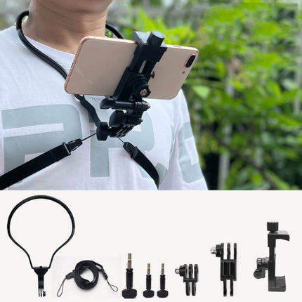 TUYU Camera Neck Holder Mobile Phone Chest Strap Mount  For Video Shooting//POV, Standard (Black), Standard (Blue), With Phone Clip (Black), With Phone Clip (Blue), Vertical Shooting (Black), Vertical Shooting (Blue), Vertical +Phone Clip (Black)������...
