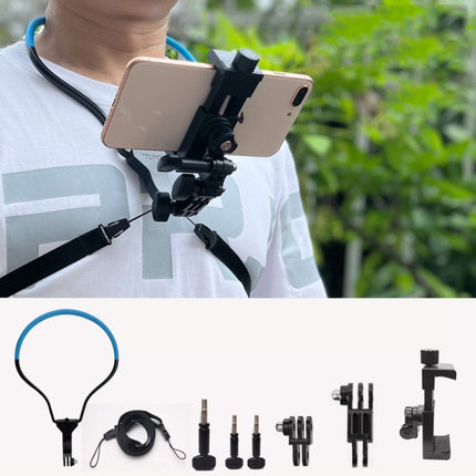 TUYU Camera Neck Holder Mobile Phone Chest Strap Mount  For Video Shooting//POV, Standard (Black), Standard (Blue), With Phone Clip (Black), With Phone Clip (Blue), Vertical Shooting (Black), Vertical Shooting (Blue), Vertical +Phone Clip (Black)������...