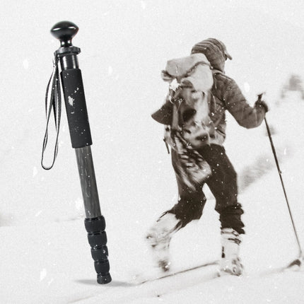 Carbon Fiber DSLR Camera Monopod Mountaineering Stick Photography Selfie Holder