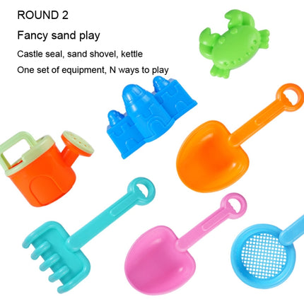 13pcs/Set Children Beach Toys Set Large Sand Shovel Bucket Sand Digging Tools Hourglass