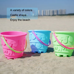 13pcs/Set Children Beach Toys Set Large Sand Shovel Bucket Sand Digging Tools Hourglass, Blue Round Castle, Pink Round Castle, Green Round Castle, Blue Lace Barrel, Pink Lace Barrel, Purple Lace Barrel, Blue Square Castle, Pink Square Castle�����������...
