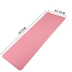 187 x 62.5 x 0.8cm NBR Yoga Mat Widened and Thickened Non-slip Dance Fitness Mat