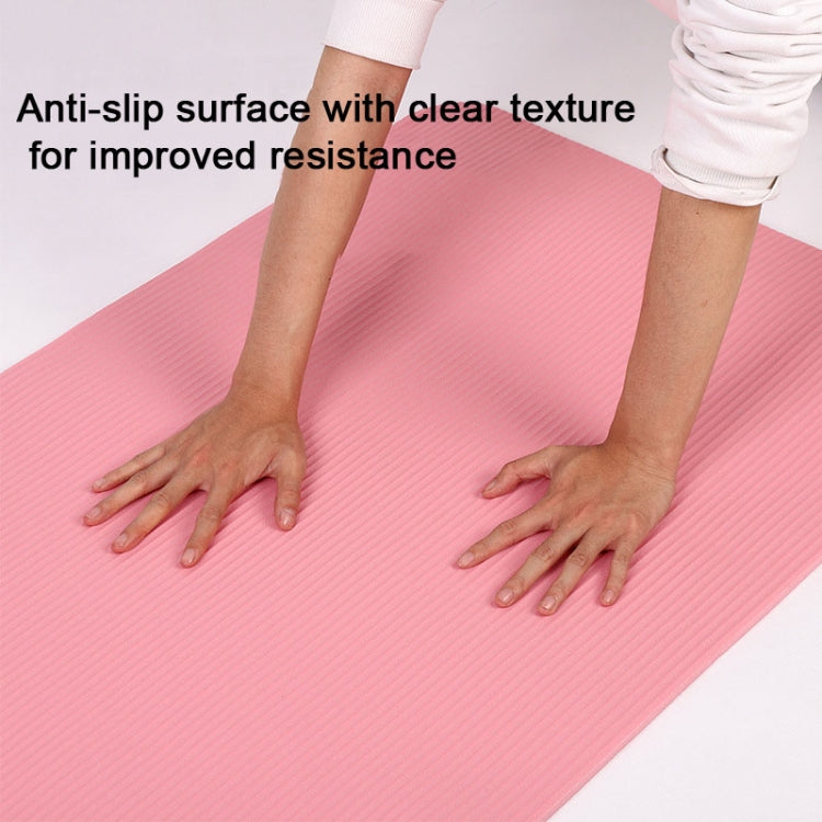 187 x 62.5 x 0.8cm NBR Yoga Mat Widened and Thickened Non-slip Dance Fitness Mat