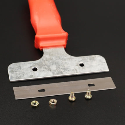 Iron Head Plastic Handle Scraper Cleaner for Glass Window Tile Floor Ice Wall Paint