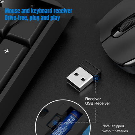 K-Snake WK800 Wireless 2.4G Keyboard Mouse Set Tabletop Computer Notebook Business Office House Use