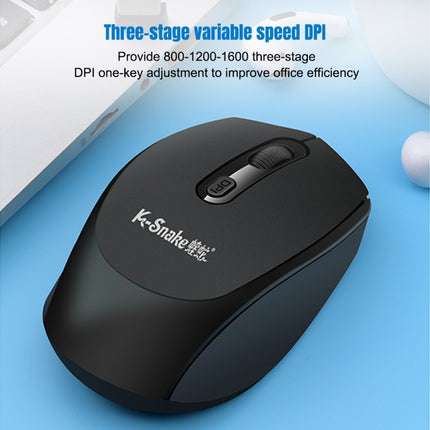 K-Snake WK800 Wireless 2.4G Keyboard Mouse Set Tabletop Computer Notebook Business Office House Use
