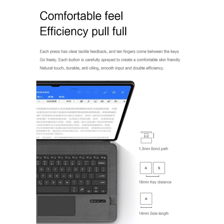 For Samsung Galaxy Tab S9 Ultra 14.6-Inch X910/X916 Touchpad Keyboard Case