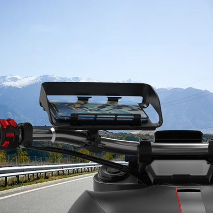 Rotatable Bicycle and Motorcycle Anti-shake Fixed Mobile Phone Holder with Sun Visor, Classic Model, Universal Model