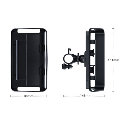 Rotatable Bicycle and Motorcycle Anti-shake Fixed Mobile Phone Holder with Sun Visor, Classic Model, Universal Model