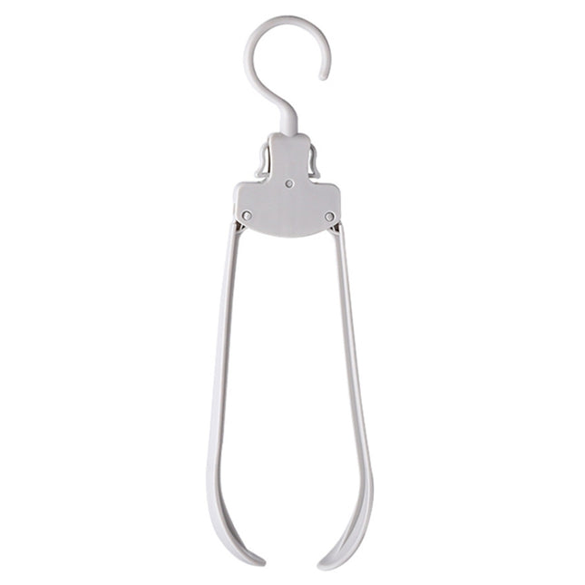 Plastic Travel Folding Hanger Portable Clothes Wide Shoulder Traceless Drying Rack