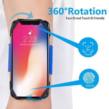 3 In 1 Four Jaws Detachable Swivel Arm Wrist Strap Bicycle Holder For 4.5-6.5 inch Phones