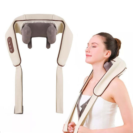 Electric Neck And Shoulder Massager Shiatsu Back Neck Massager With Heat