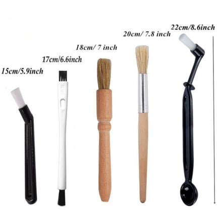 Coffee Machine Cleaning Set Coffee Grinder Brush, 5-in-1 A Type, 4-in-1 B Type, 3-in-1 C Type, 4-in-1 D Type, 4-in-1 E Type, 4-in-1 F Type, 14-in-1 G Type, 4-in-1 H Type
