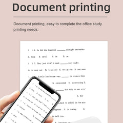 X6 200DPI Student Homework Printer Bluetooth Inkless Pocket Printer, Pink Printer Paper x1, White Printing Paper x1, Pink Printing Paper x5, White Printing Paper x5, Pink Sicker x5, White Sticker x5, Pink 5 Printer Paper+5 Stickers