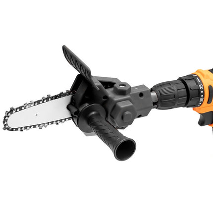 HILDA Portable Pruning Electrical Chain Saws, 4 inch Orange, 4 inch Black, 6 inch Orange, 6 inch Black