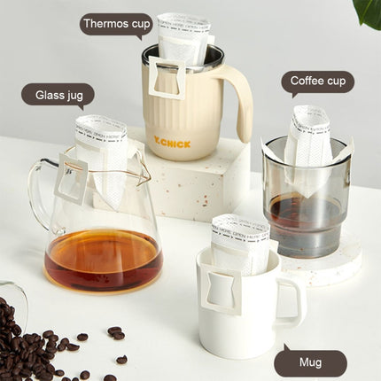 Ear-mounted Coffee Filter Portable Drip Coffee Filter Paper Coffee Powder Filter Bag
