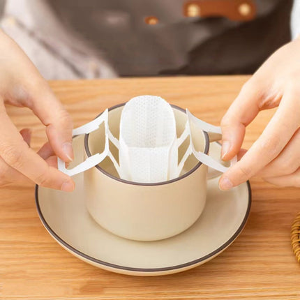 Ear-mounted Coffee Filter Portable Drip Coffee Filter Paper Coffee Powder Filter Bag