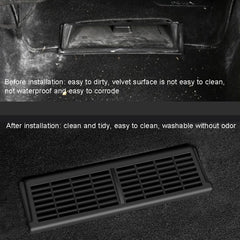 1pair Car Under-seat Vent Protection Cover Decoration Accessories, For Tesla Model Y, For Tesla Model 3